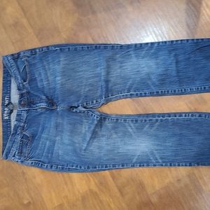 New York and Company straight leg mid rise jeans sz 14 petite